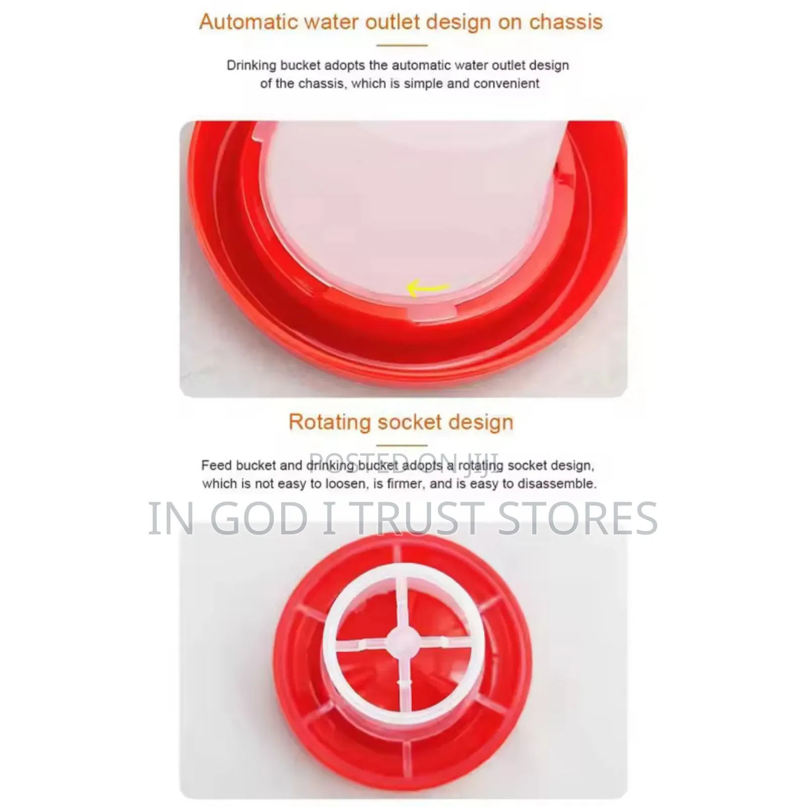 Chick Feeder Waterer Durable Plastic Feeding