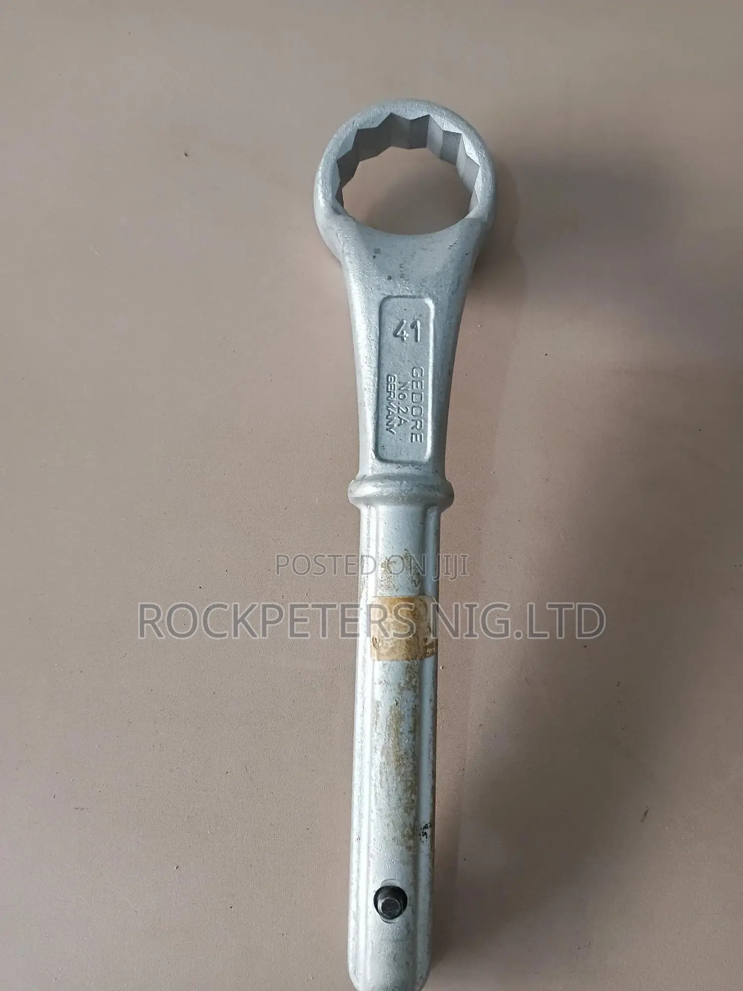 Gedore 2 A Metric Single End Ring Spanner Wrench 41mm
