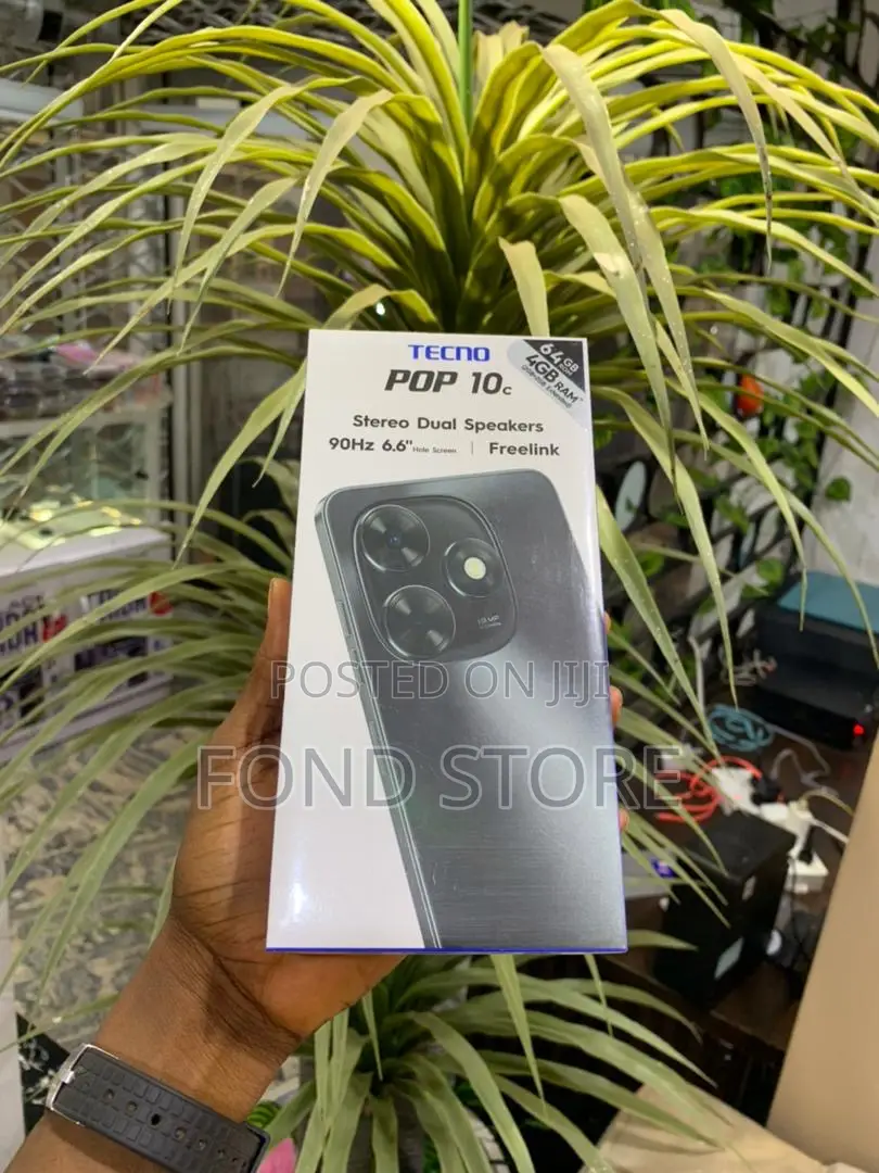 New Tecno Pop 10C 64 GB Gray