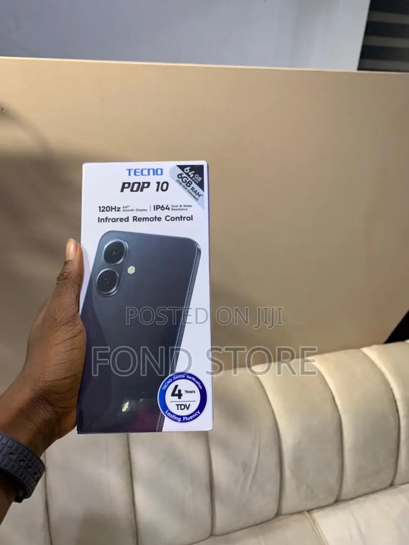 New Tecno Pop 10 64 GB Black