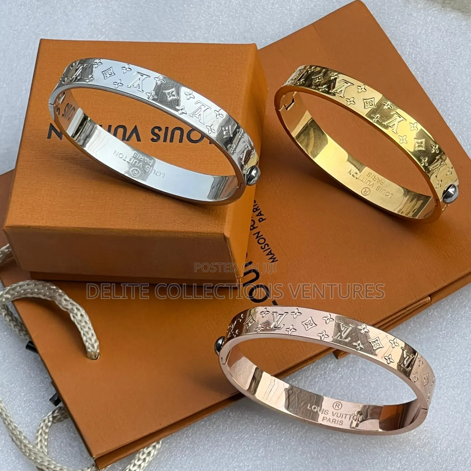 Louis Vuitton Nanogram Cuff Bracelet