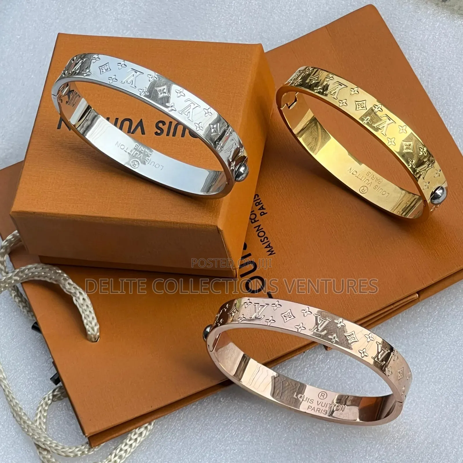 Louis Vuitton Nanogram Cuff Bracelet