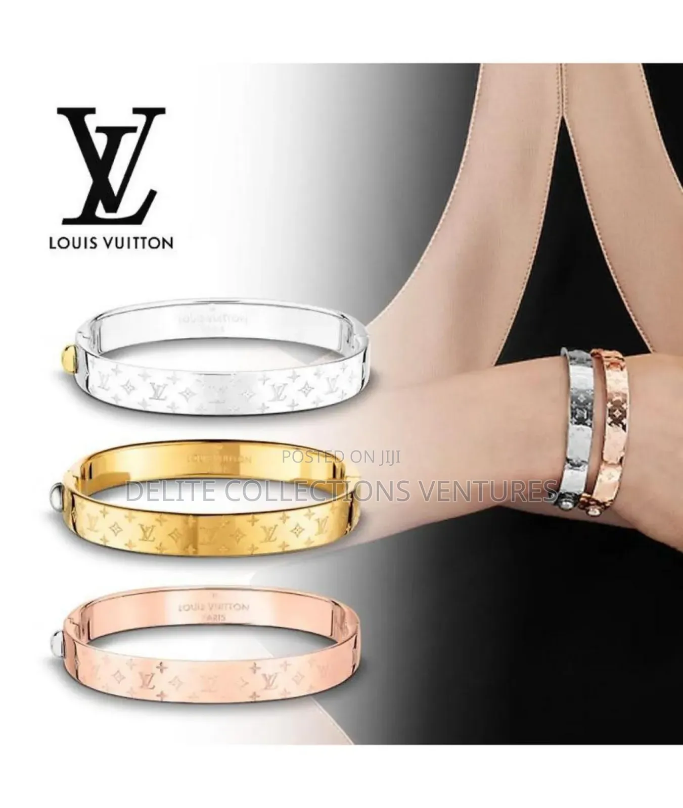 Louis Vuitton Nanogram Cuff Bracelet