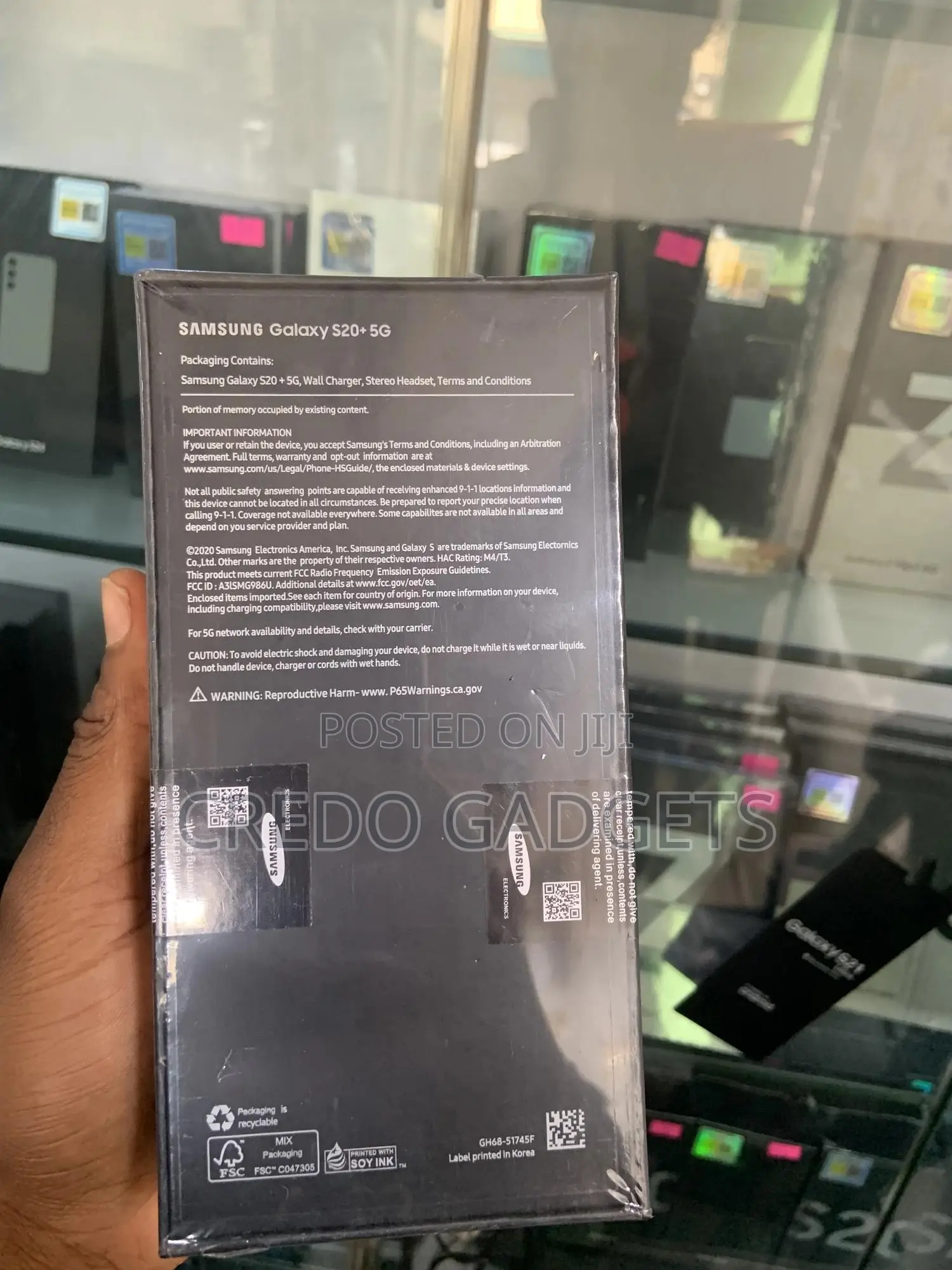 New Samsung Galaxy S20+ 128 GB Gray