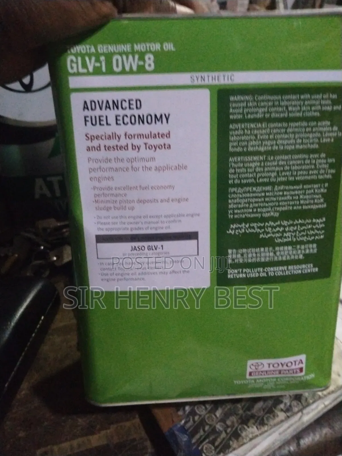 0w 8 Motor Oil Synthetic