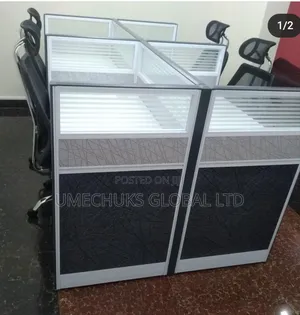 Executive 4 Seater Workstation With 4 Mobile Drawers