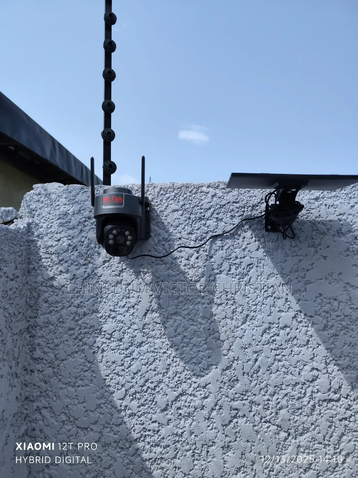 Solar PTZ Camera Installation