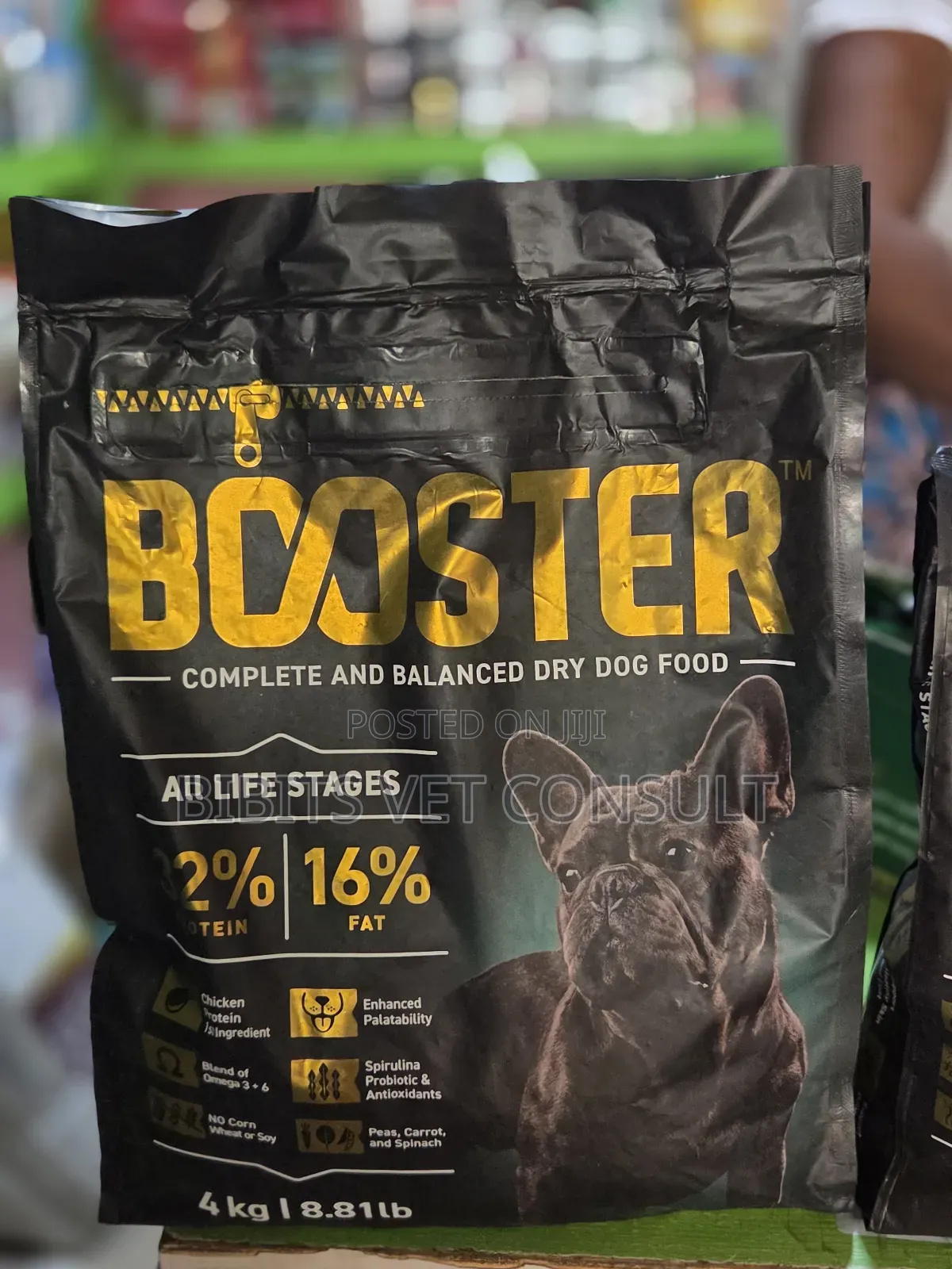 Booster Dog Crunchy Food for Small Breeds 1.5kg/4kg All Life Stages