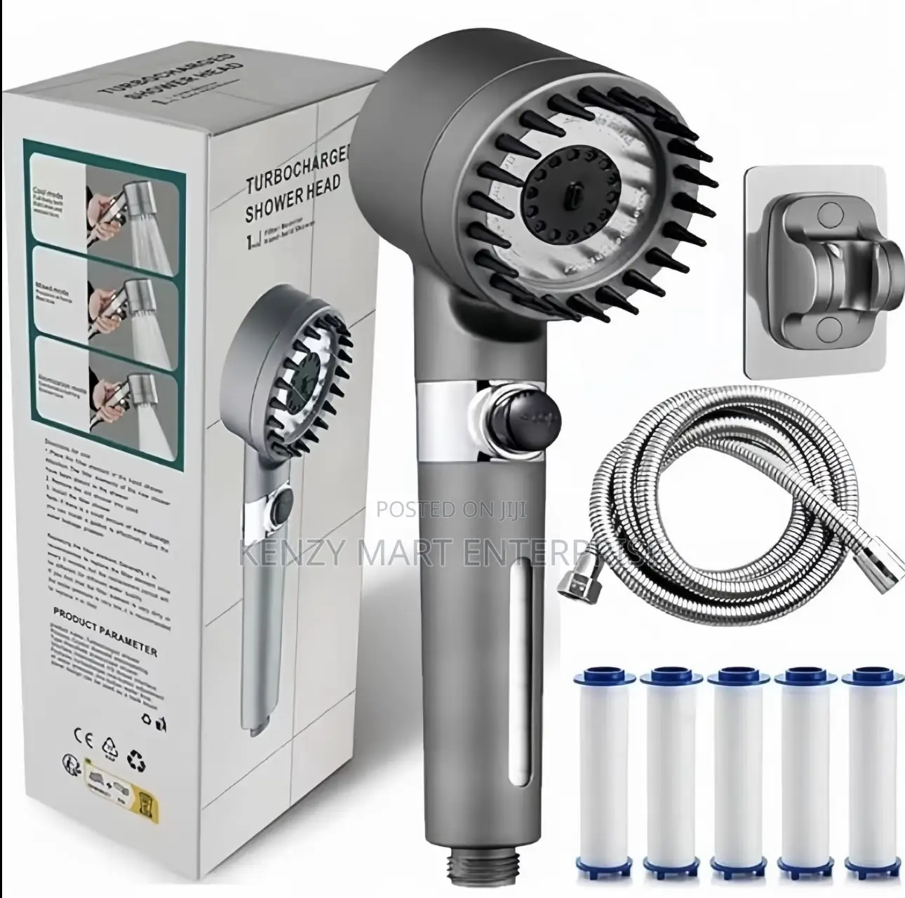 High Pressure Filtered Shower Head for Apartment Bathroom