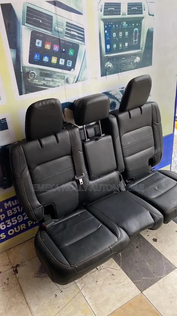 Jeep Wrangler JL 4-Door Black Leather Seats Set
