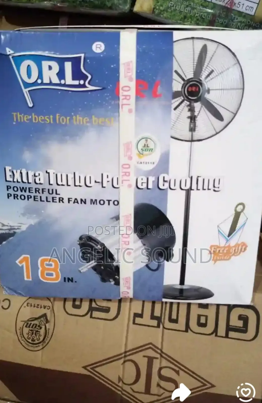 Standing Fan With Full Cooper 18 Inch