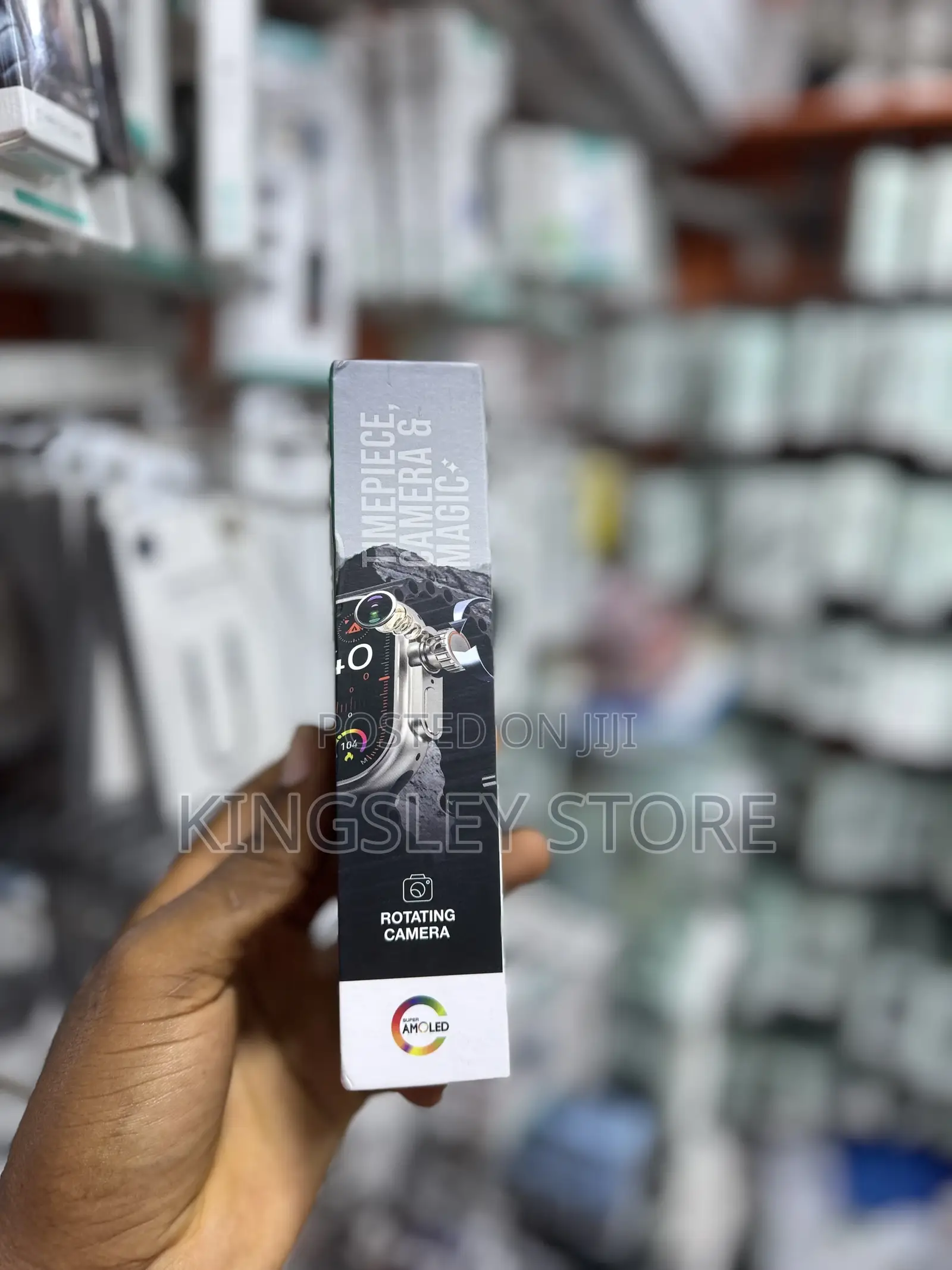 Green Lion 4g Ultra Smart Watch Android With Black Strap 360°Rotatable