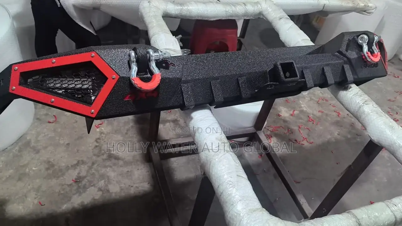 Jeep Wrangler Metal Back Bumper Replacement Kit.