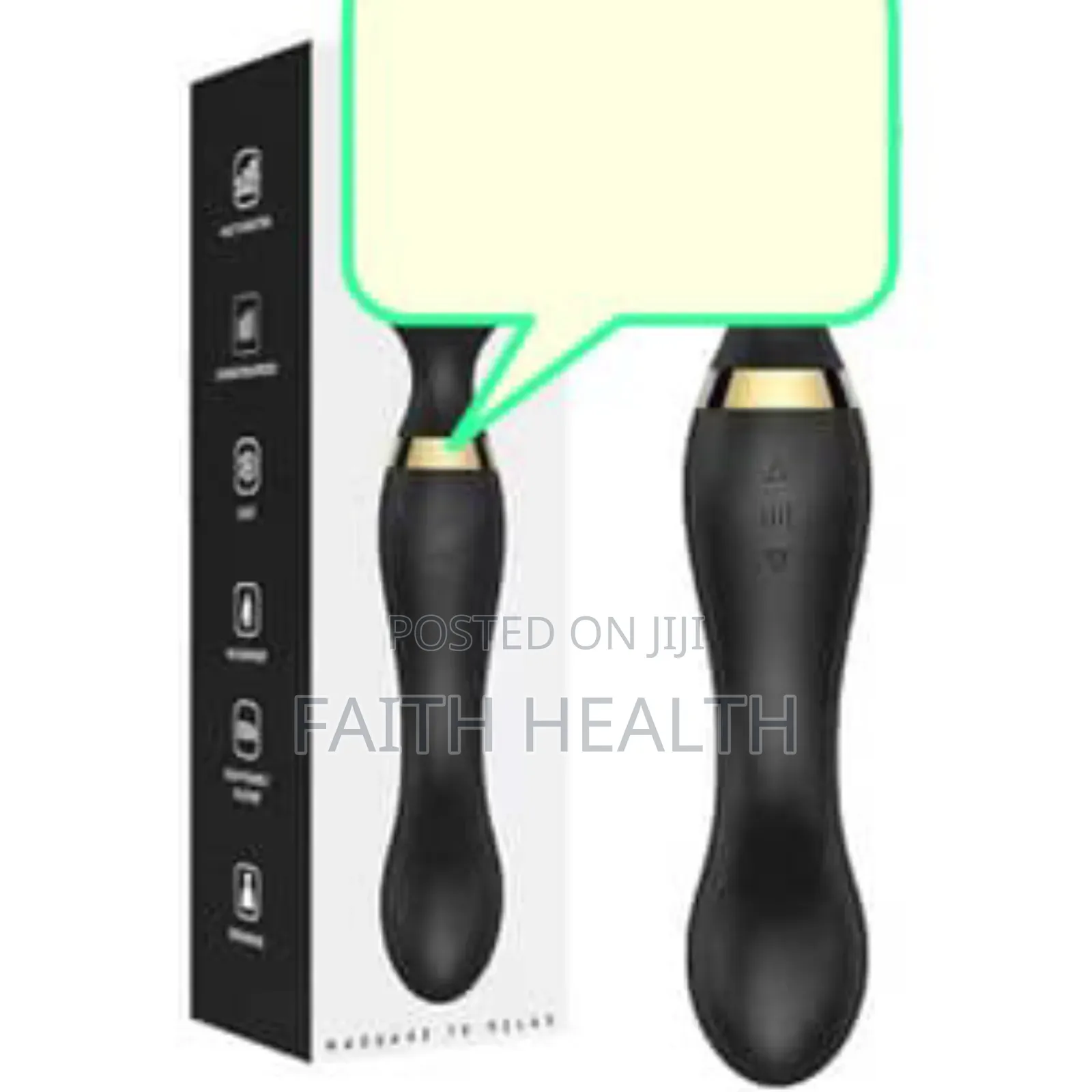 Multi-Purpose Double Headed Strong Vibration Av Stick Massage Stick