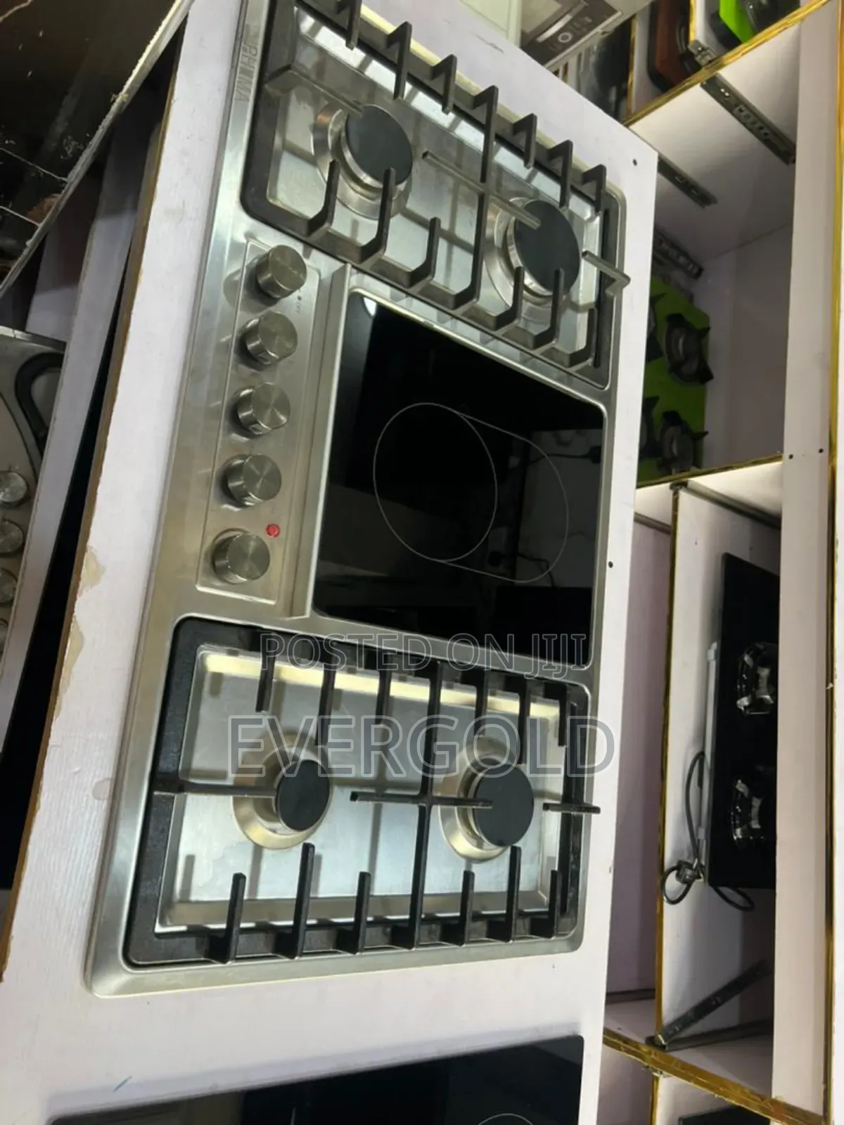 4 Gas And 1 Electric Built-in Cooker Available