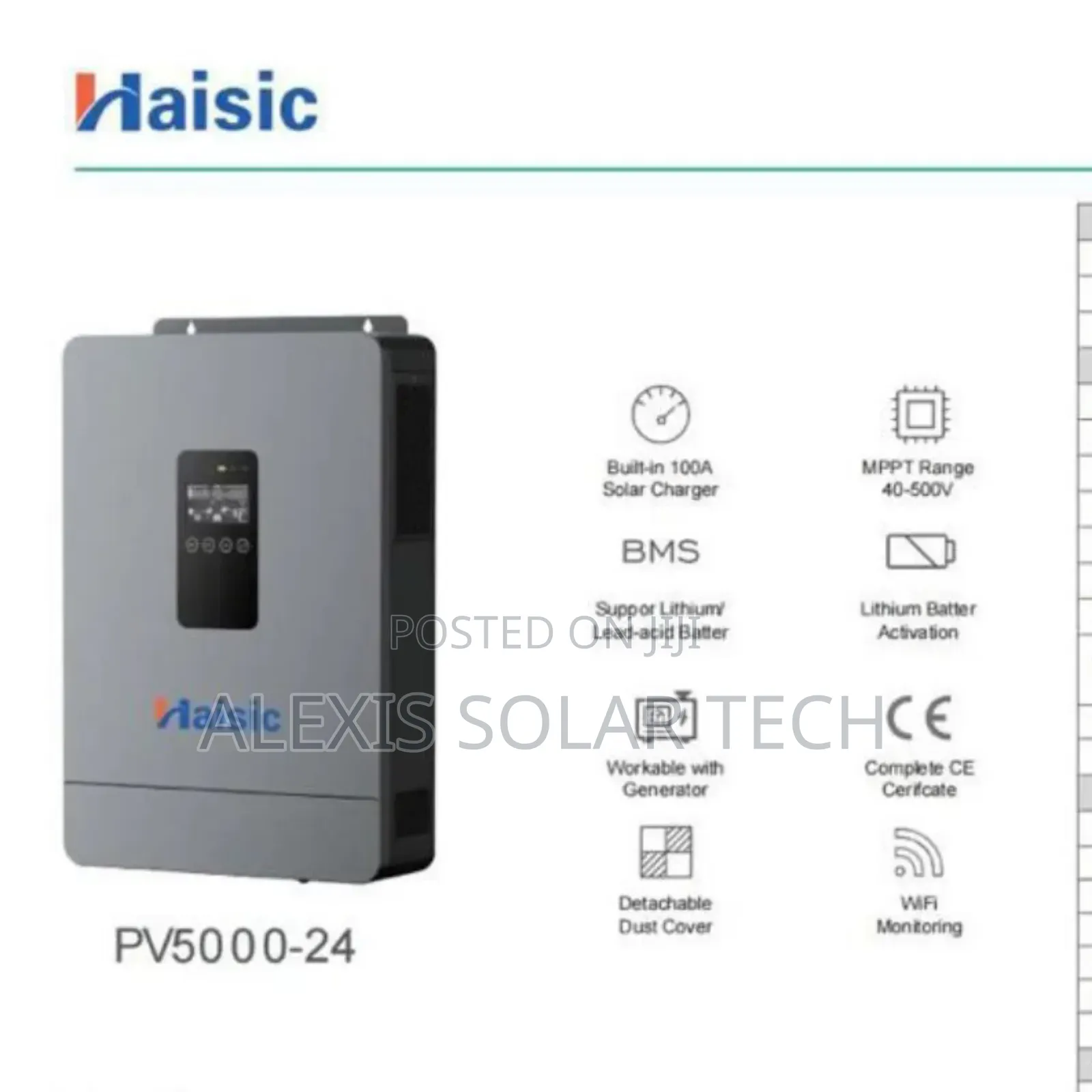 6kva Haisic Solar Hybrid Inverter