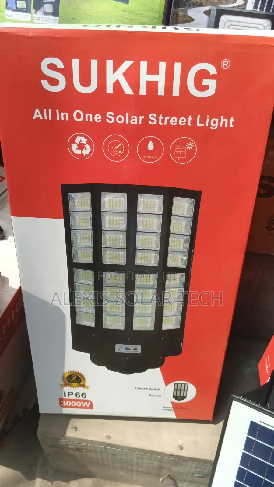 3000w Sukig All in One Solar Street Light