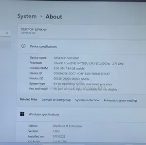 Laptop Lenovo ThinkPad T470 8GB Intel Core i5 SSD 256GB