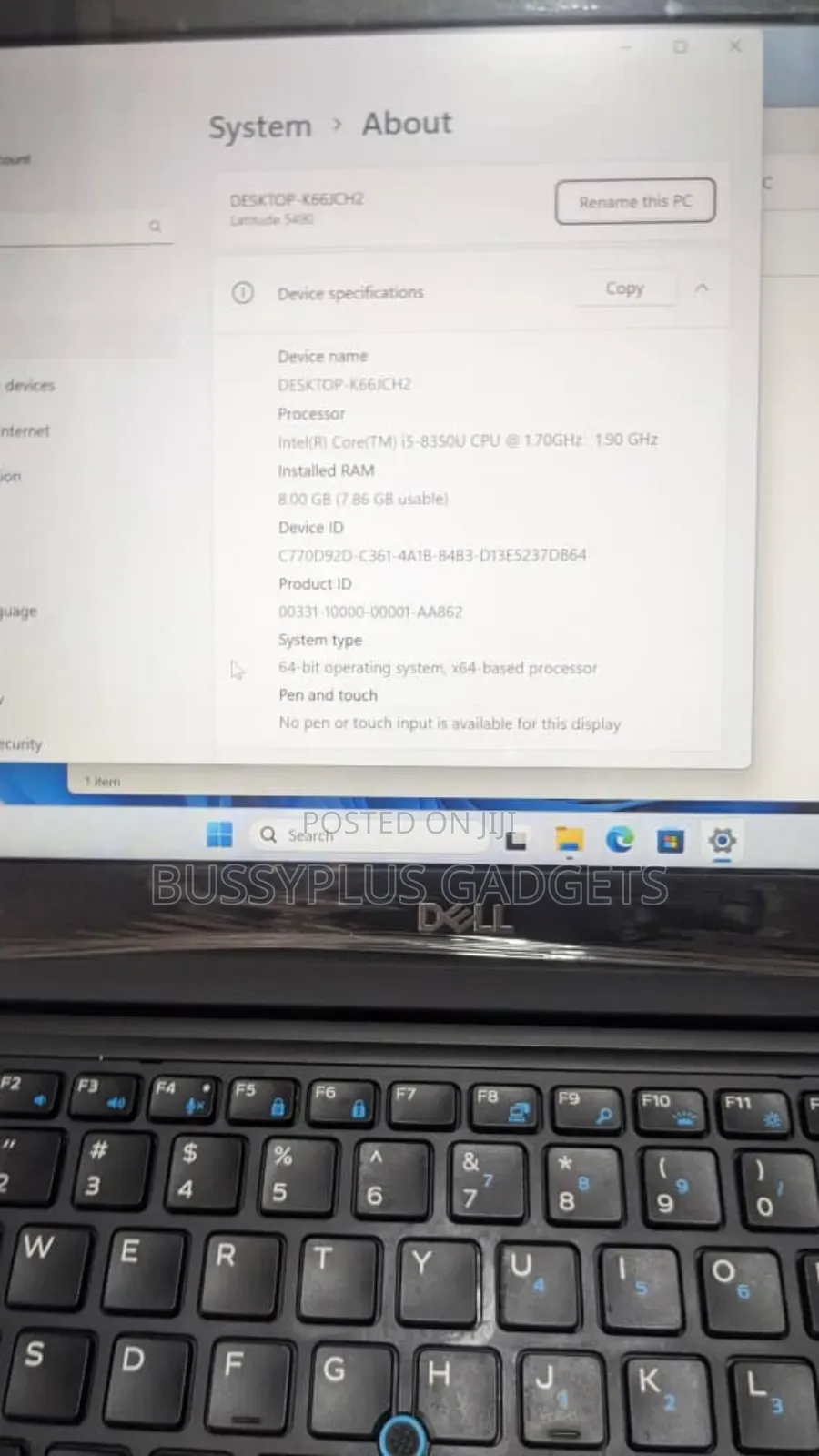 Laptop Dell Latitude 5480 8GB Intel Core I5 SSD 256GB