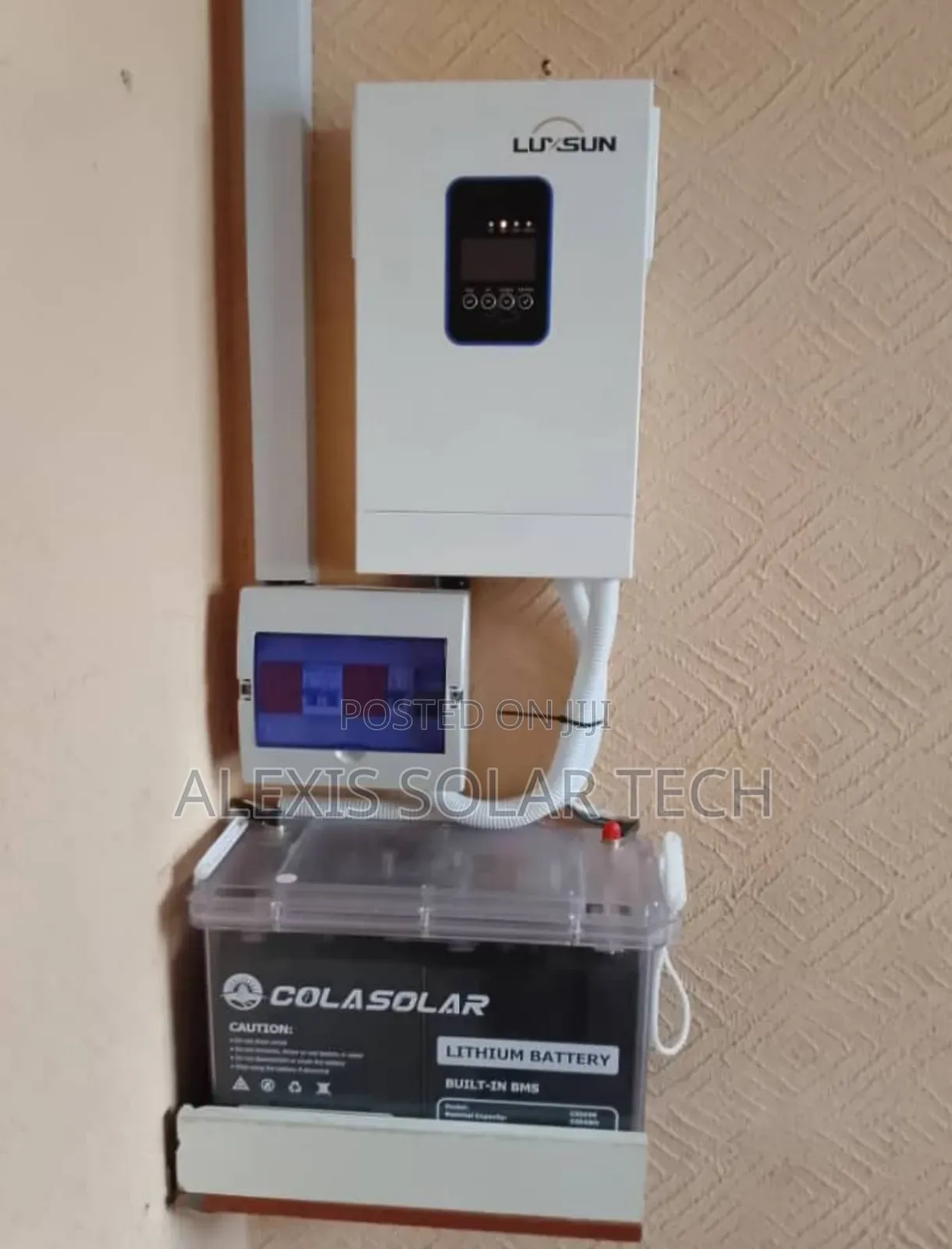 Installation of 1.5kva Luxsun Inverter and 3.6kwh Lithium Battery