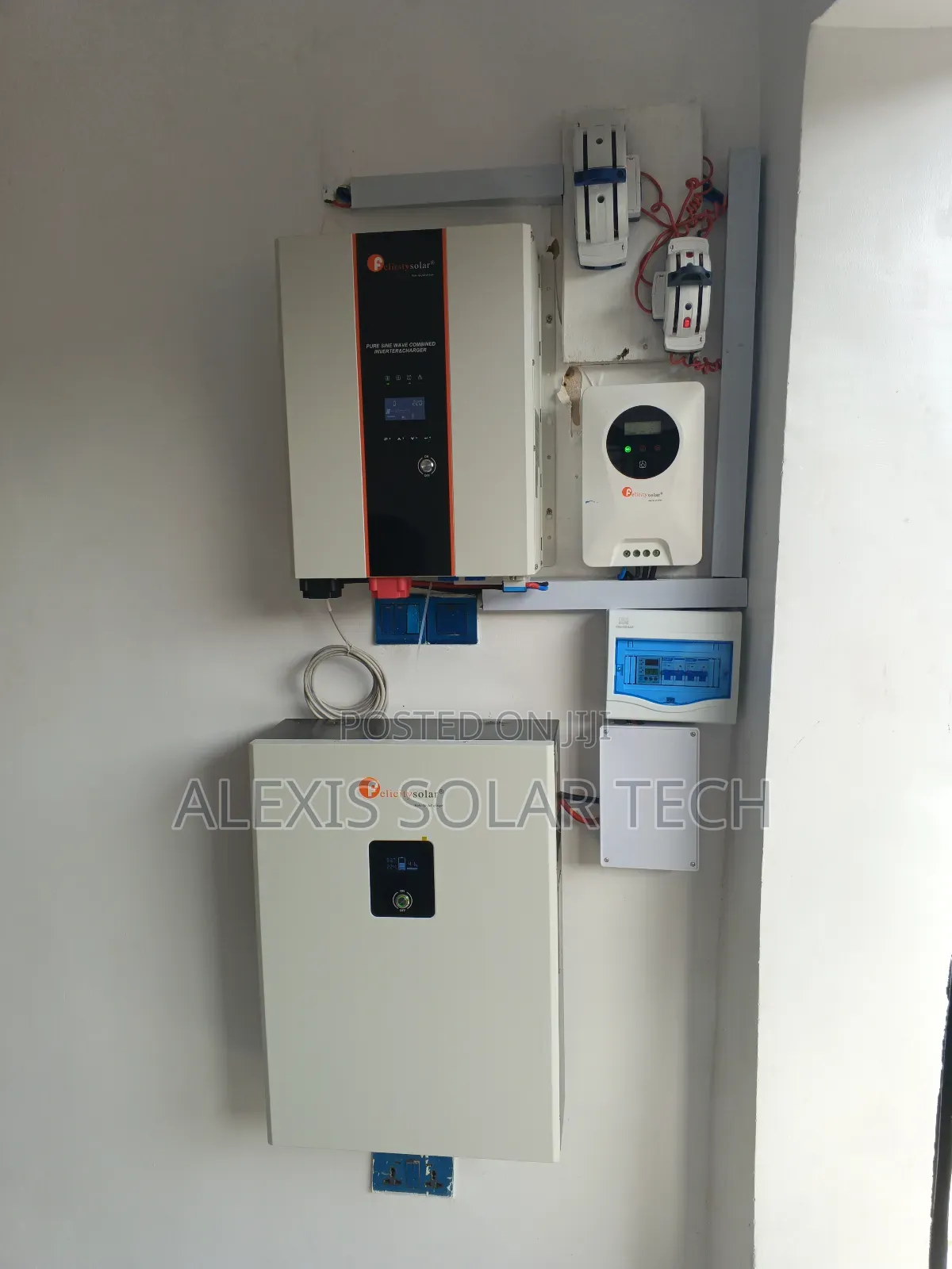 Installation of Felicity 6kva Inverter and 10kwh Lithium Battery