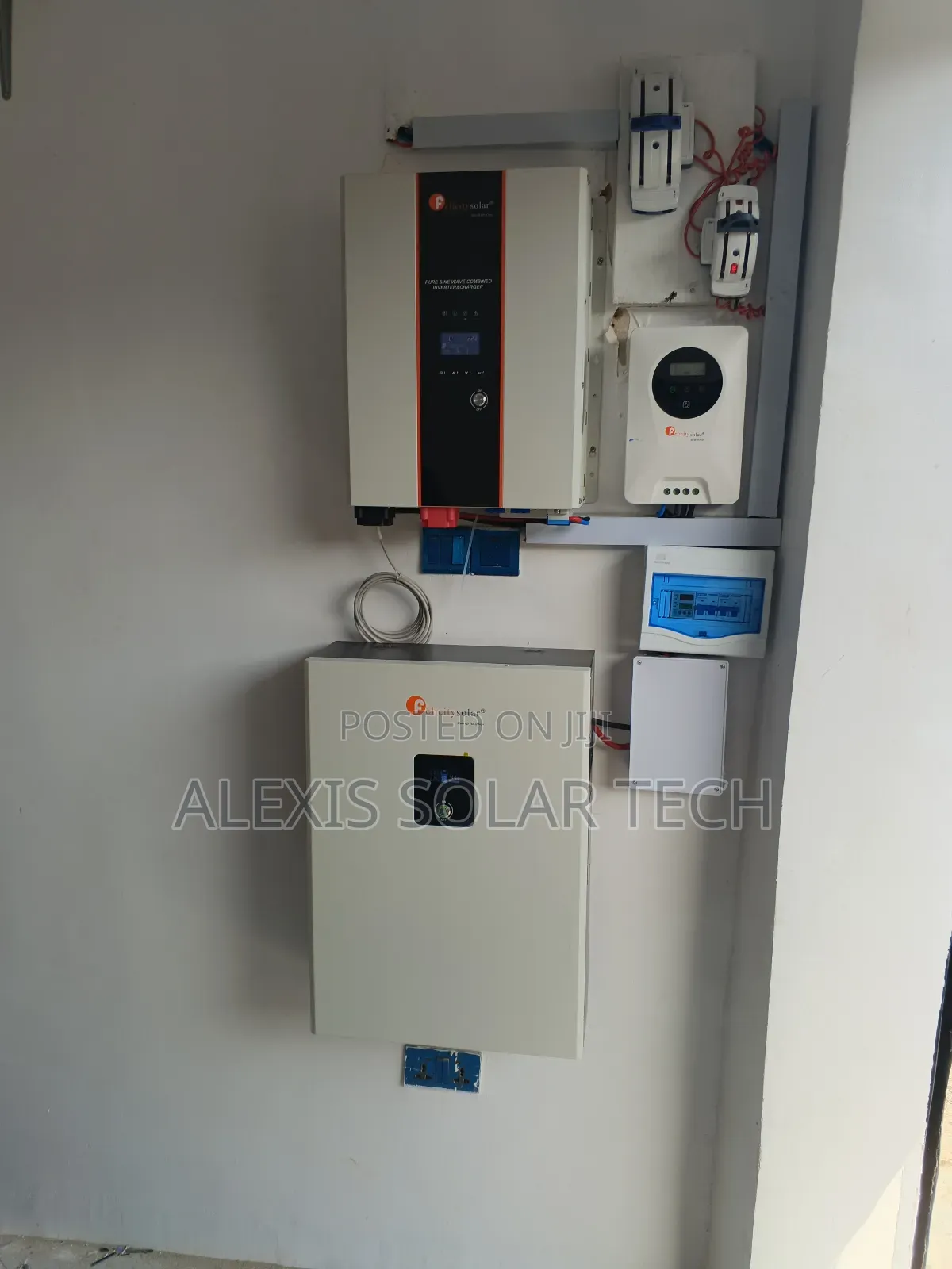 Installation of Felicity 6kva Inverter and 10kwh Lithium Battery