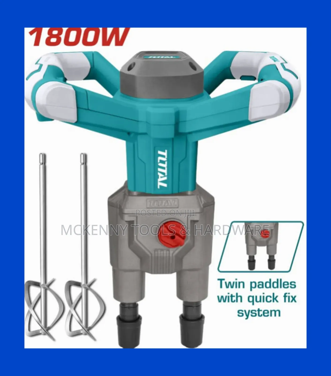 Total Td616006 1800w Electric Hand Mixer,