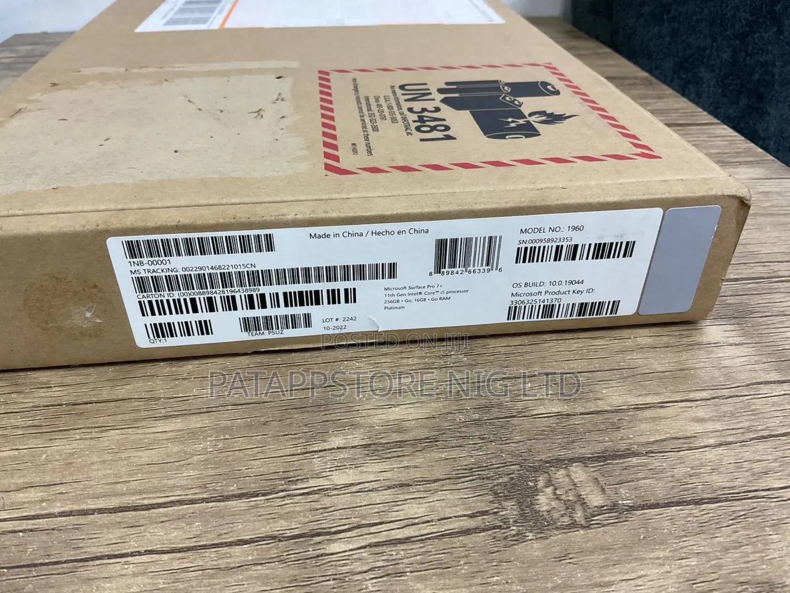 New Laptop Microsoft Surface Pro 7+ 16GB Intel Core i5 SSD 256GB