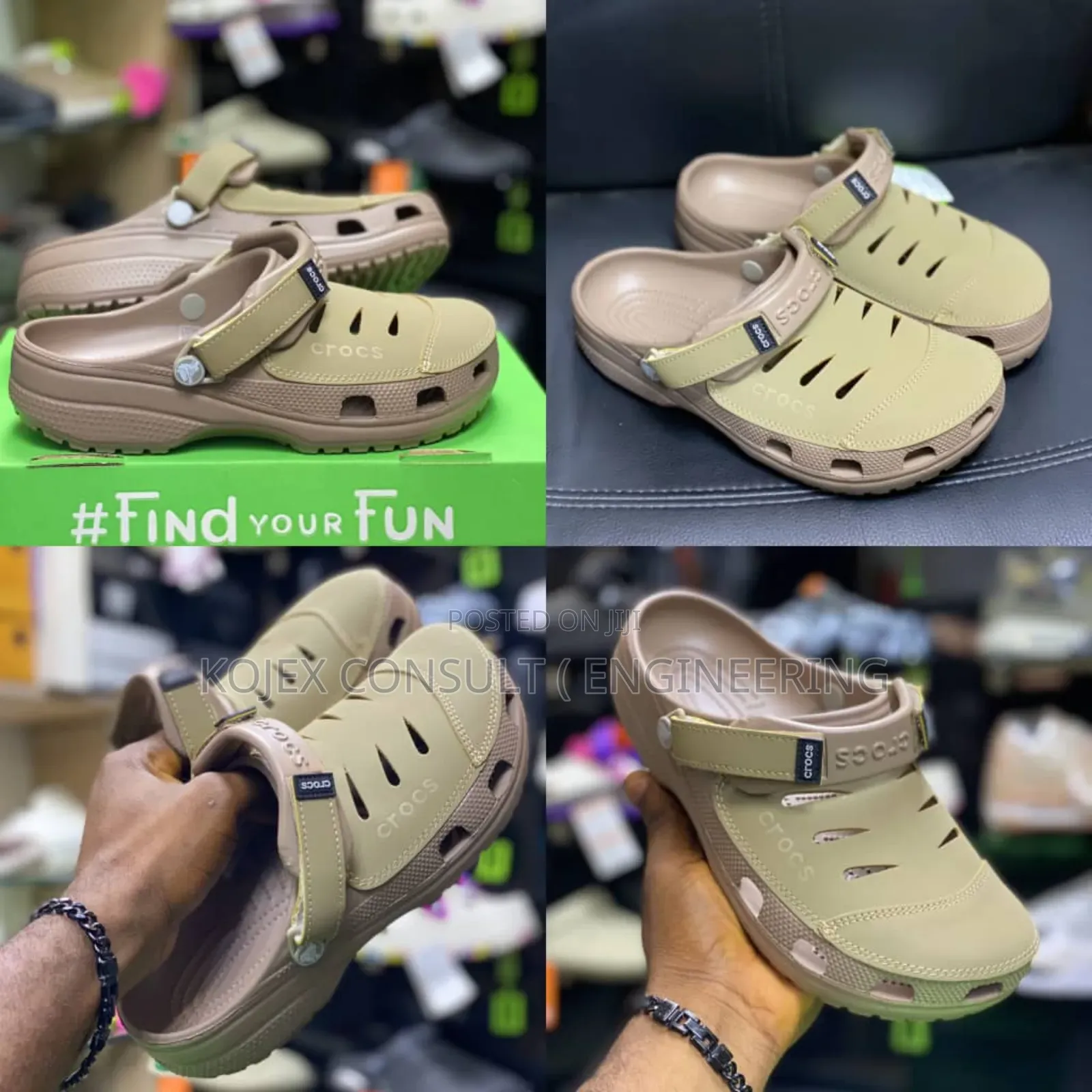 Waterproof Quality Crocs Slides