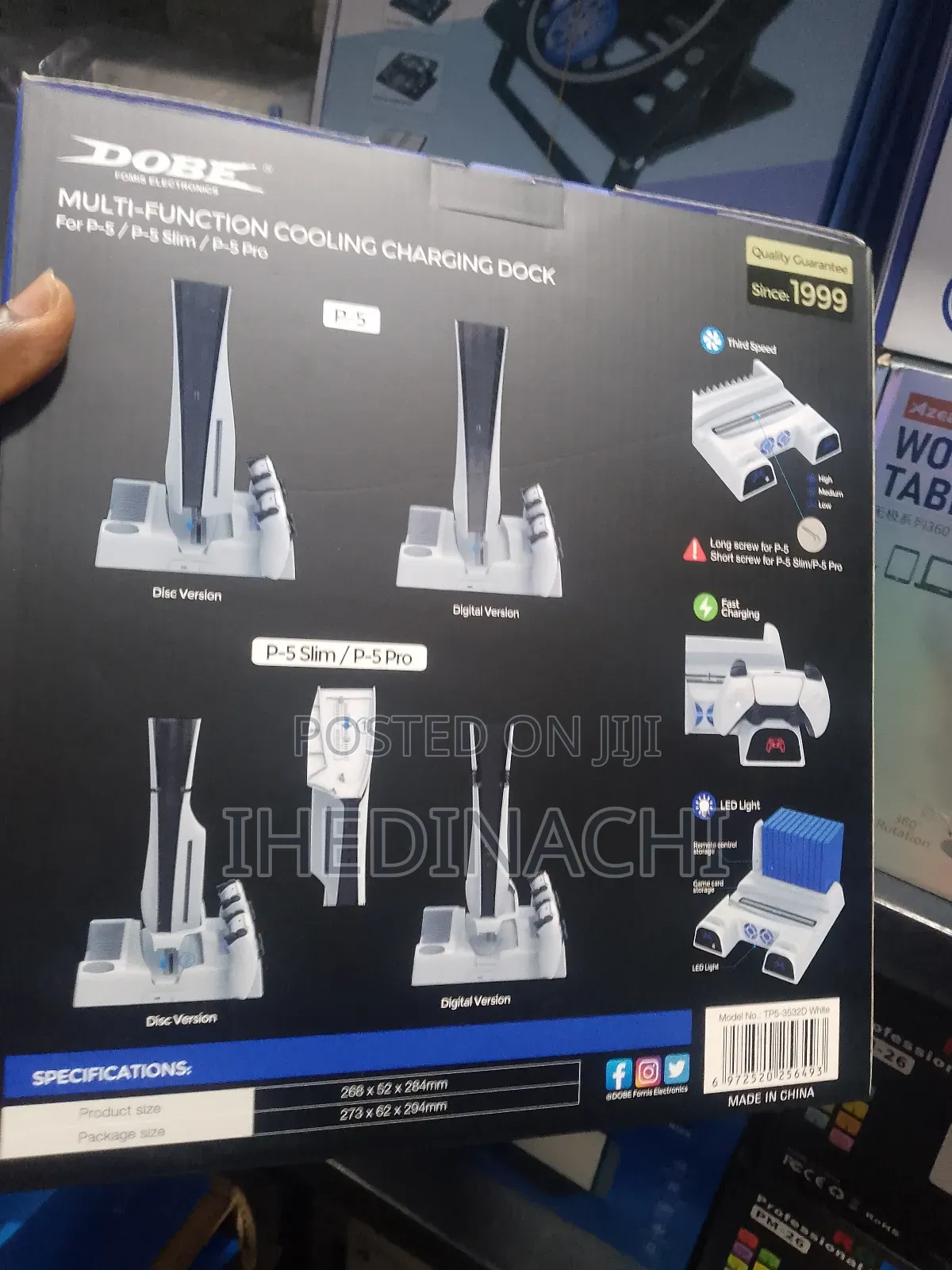 Multifunctional Cooling Charging Dock for Ps5 _Ps5 Slim _ Ps5 Pro