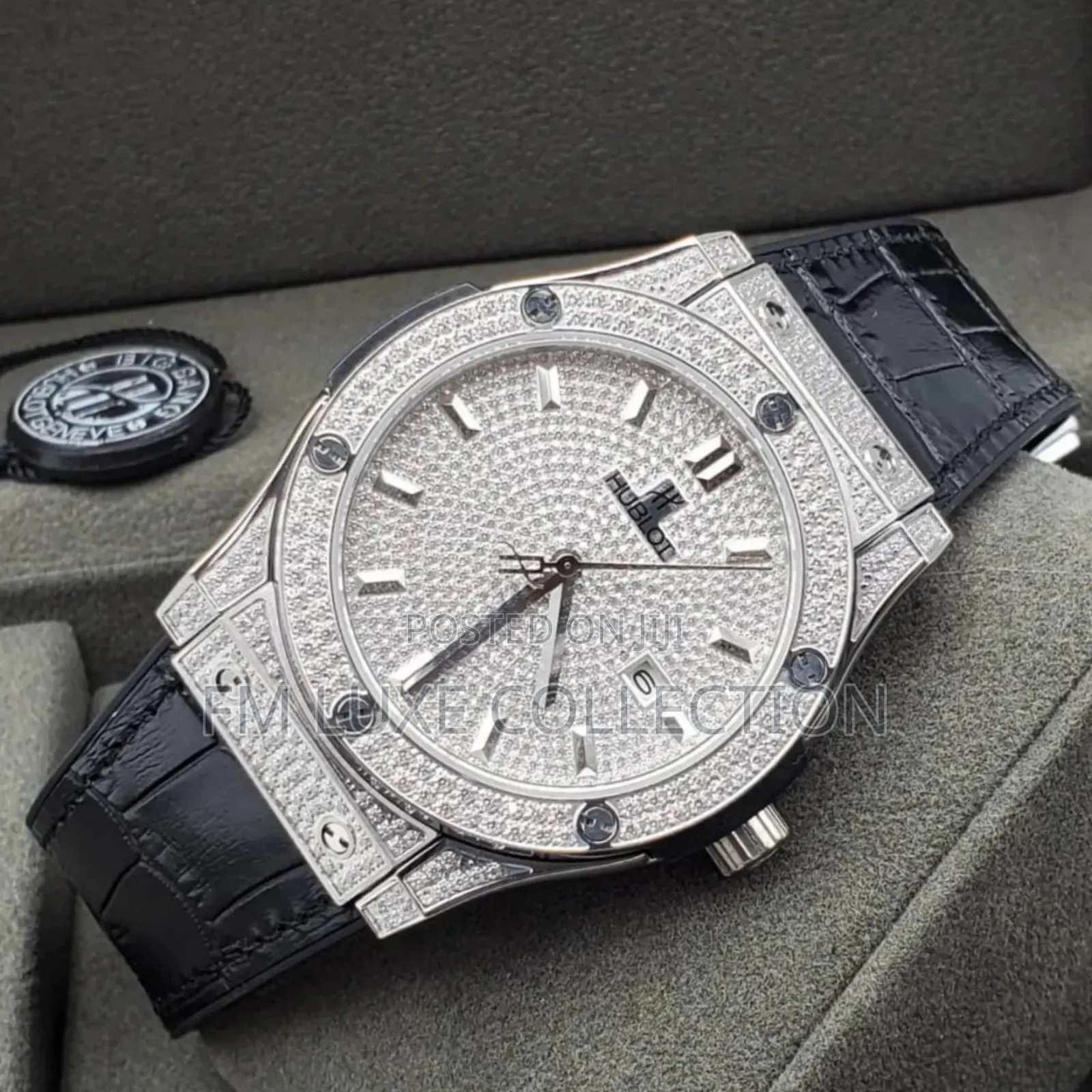 Hublot Diamond Wristwatch for Men