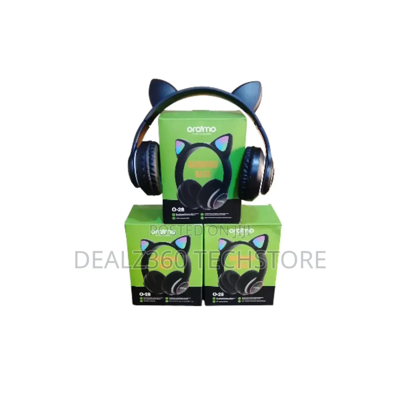Oraimo O-28 Cat Bluetooth Headphones – Safe Sound, Long Battery