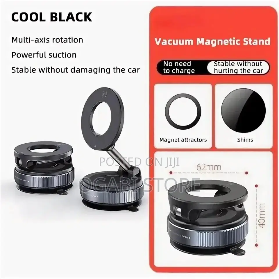 Magnetic Phone Holder – Strong Grip, Hands-Free Convenience!