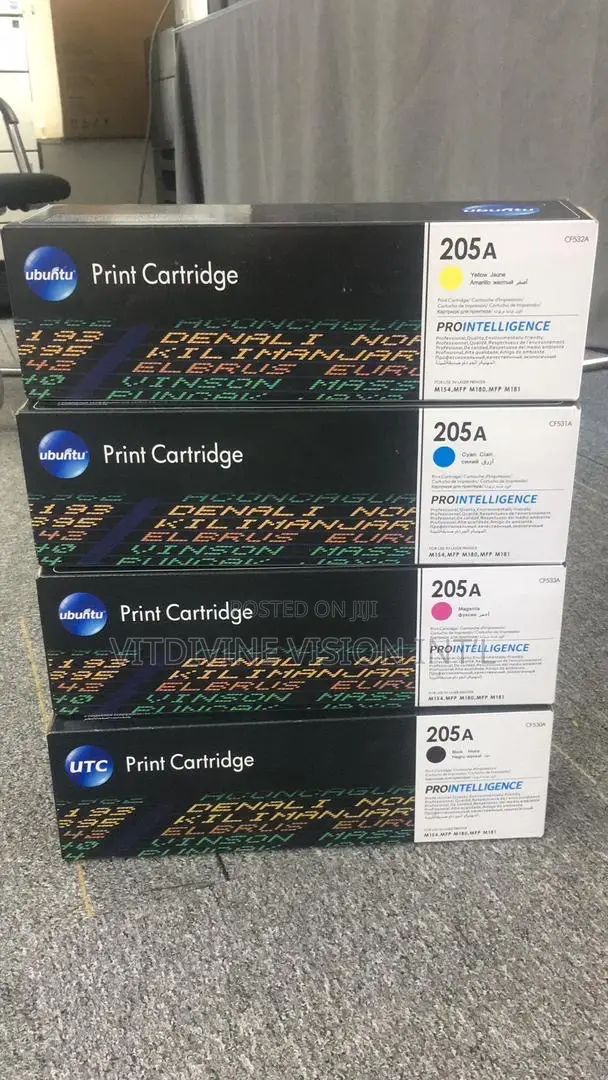 Ubuntu 205a Toner Cartridge Black Cyan,Magenta Yellow
