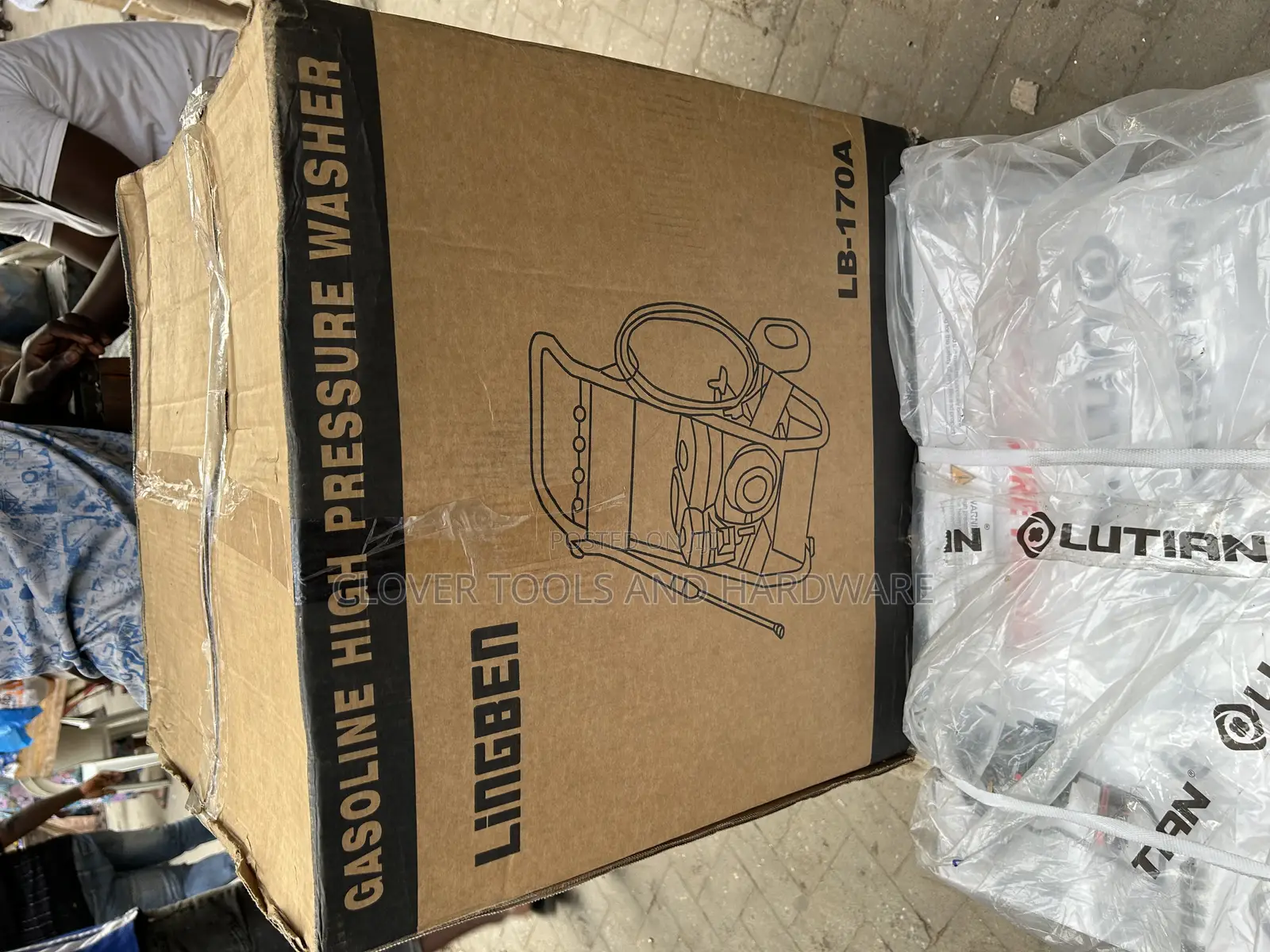 Lingben Lb-170a Gasoline High-Pressure Washer.
