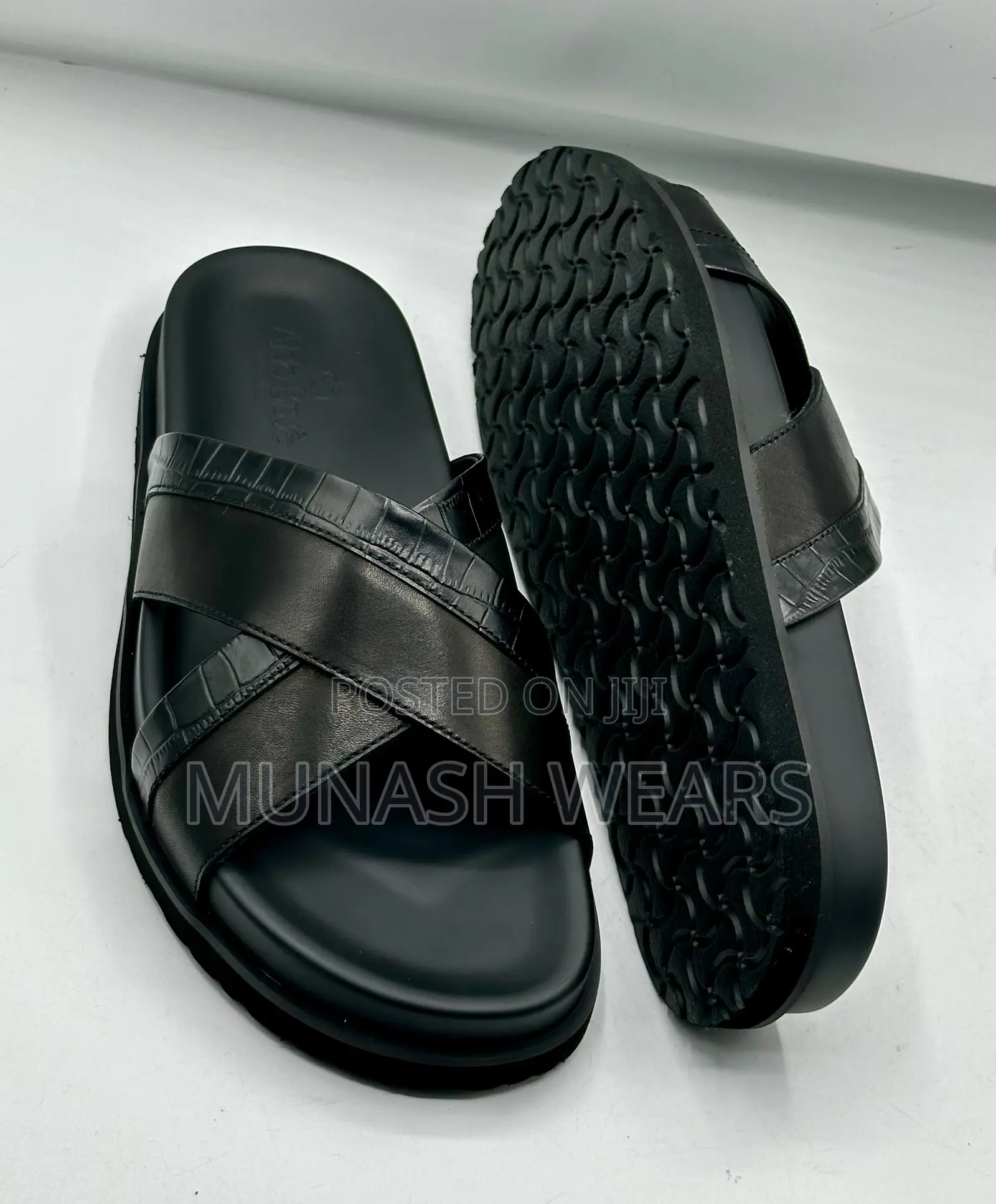 Italian Leather Slipers For Men 40-46 Available