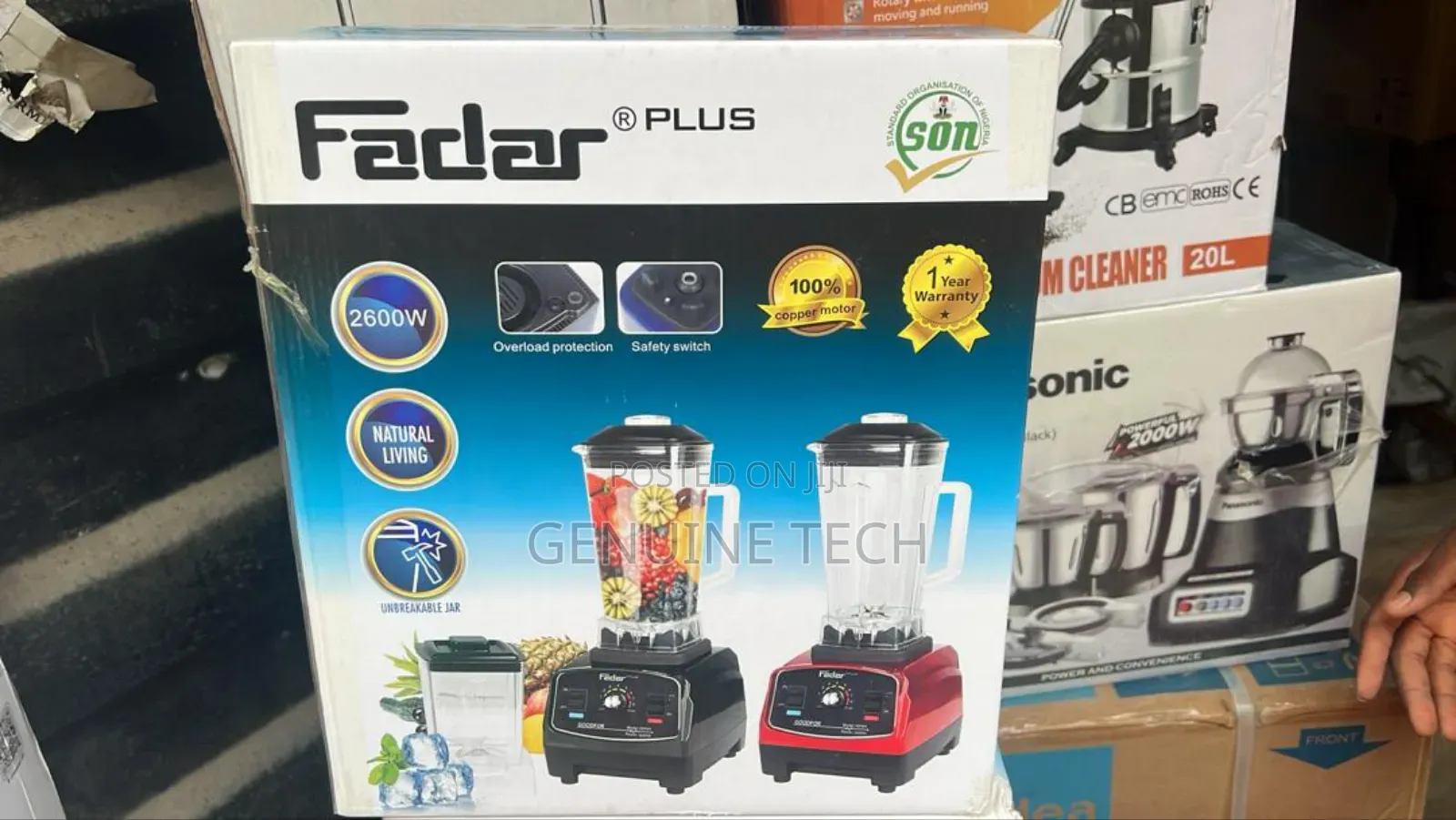 Fadar Professional Power Blender And Grinder -2600 W
