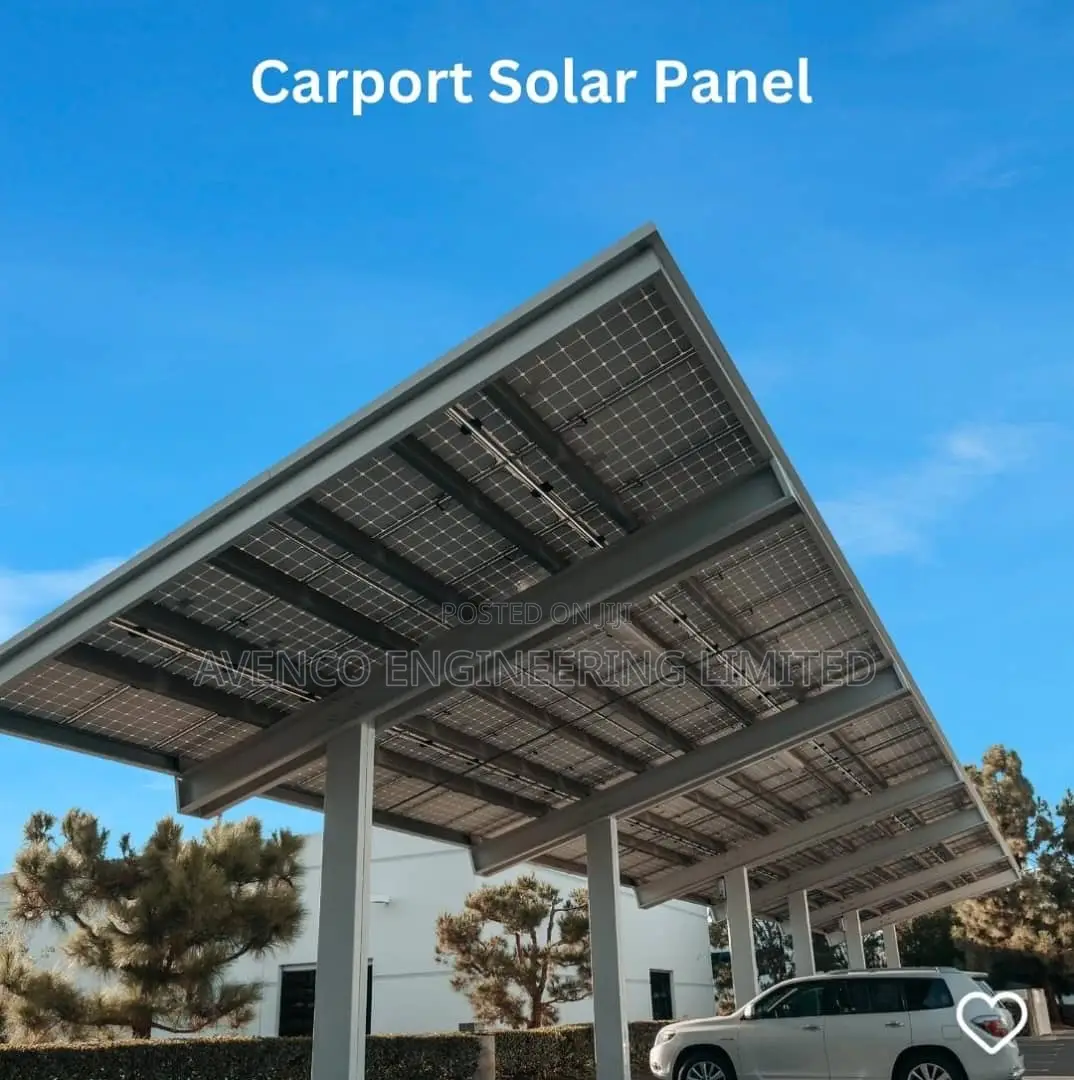 Fabrication of Solar Car Port ,Solar Steel Structure