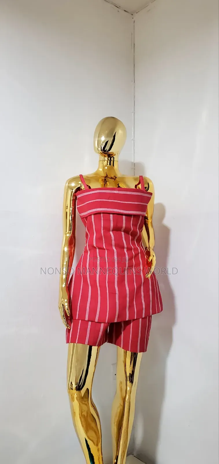 Size 12 Gold Chrome Female Mannequin
