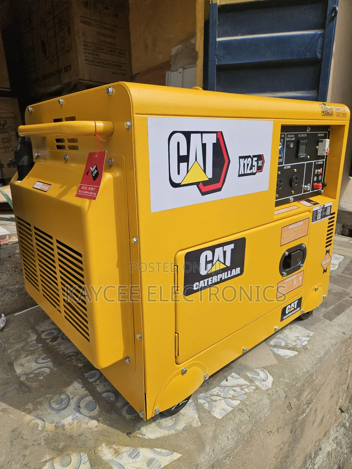 Cat 12kva Diesel Soundproof Generator 100%Copper Wire