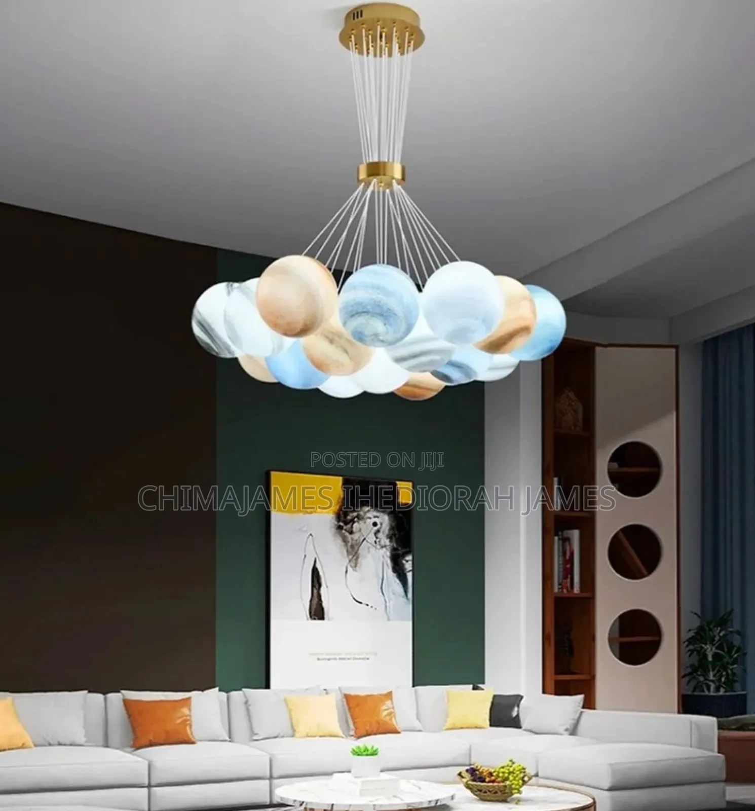Star Lamp Designer Creative Restaurant Bedroom Light Bubble Ball