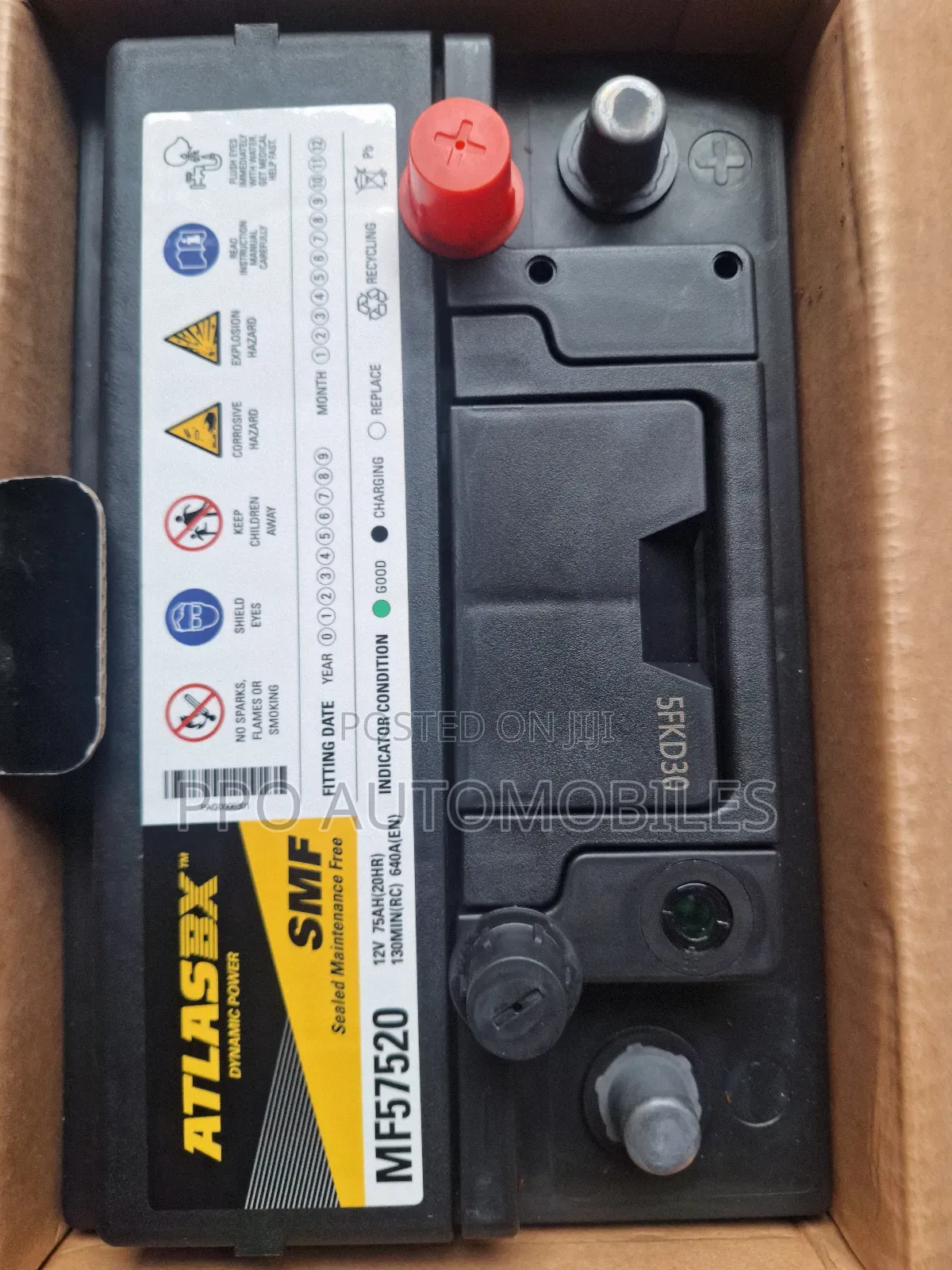 12v 75ah Atlasbx Dynamic Power Battery.