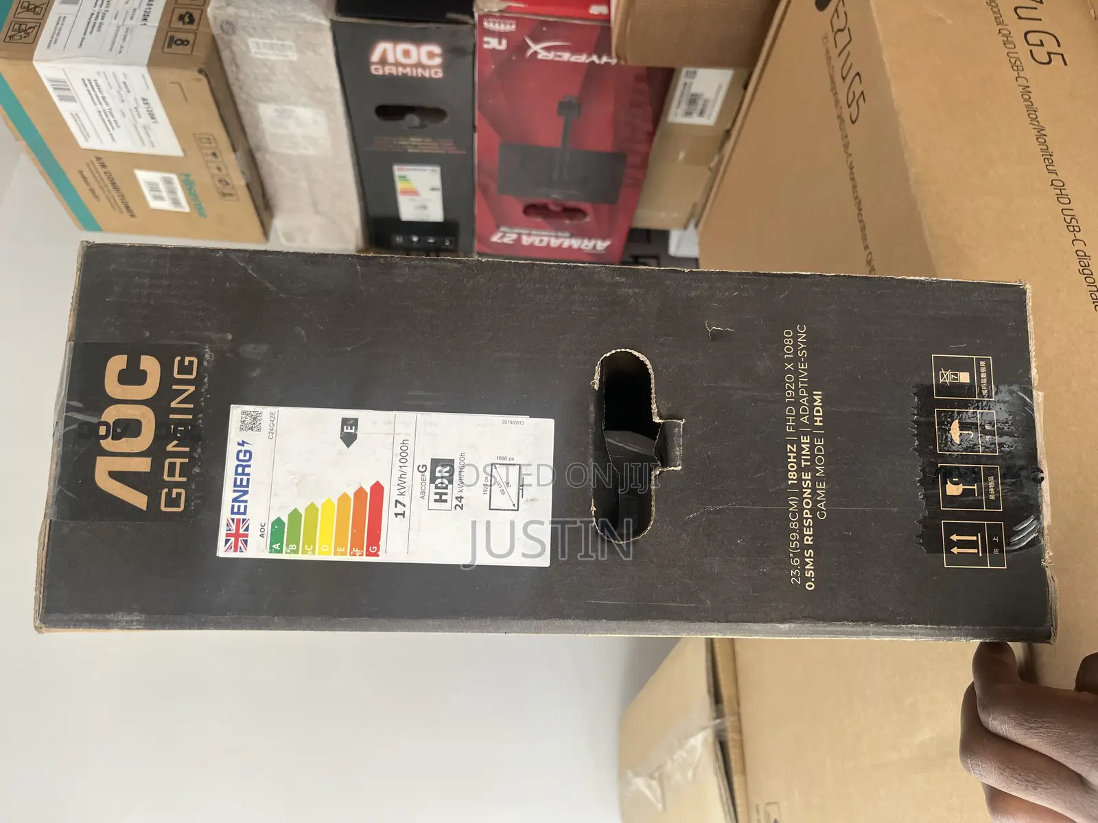 Aoc C24g42e 23.6" Va Full Hd 180hz 0.5ms Curved Gaming Monitor