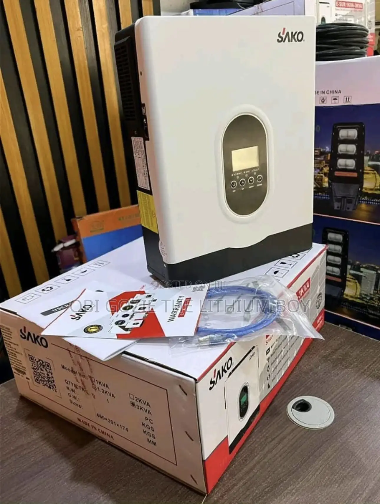 3kva Sako Hybrid Inverter. Best Sako Importer and Distributor Lagos
