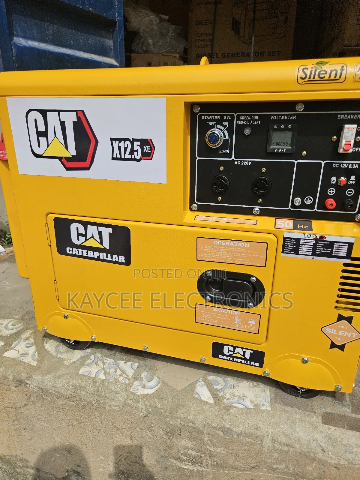 Cat 12kva Diesel Soundproof Generator 100%Copper Wire