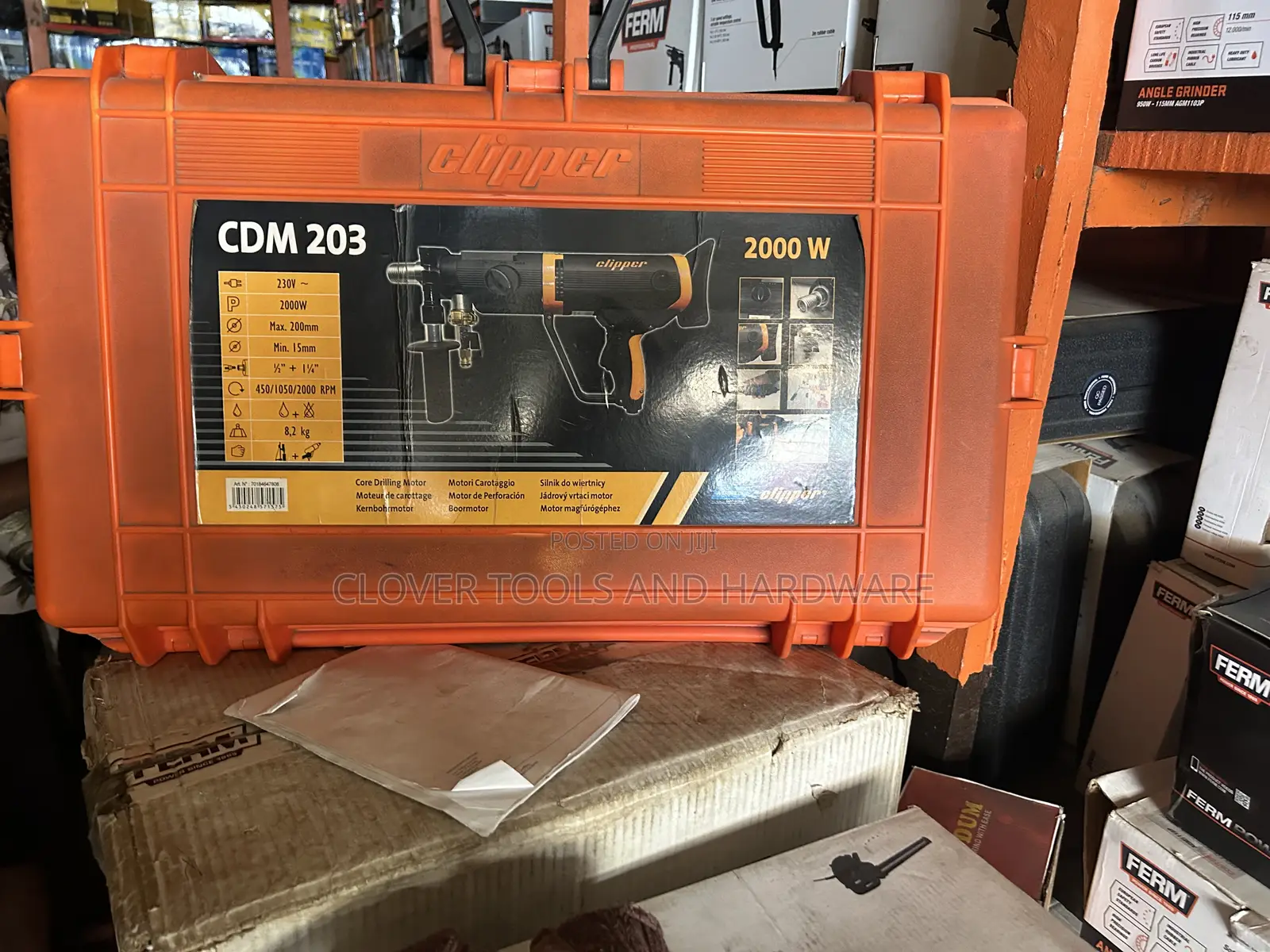 Norton Clipper CDM 203 Diamond Core Drilling Motor