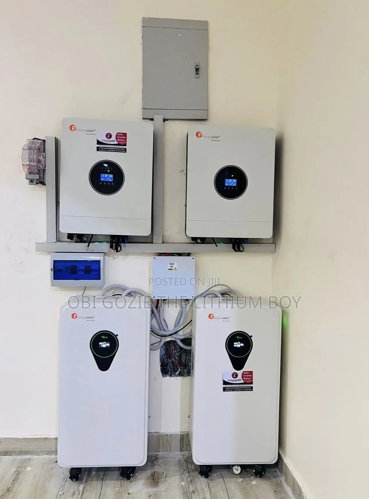 12kva 48v Felicity Inverters System With 17.5kwh Lithium Batteries
