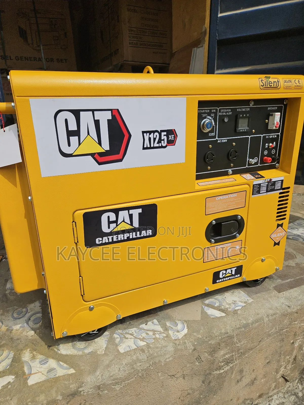 Cat 12.5kva Diesel Soundproof Generator