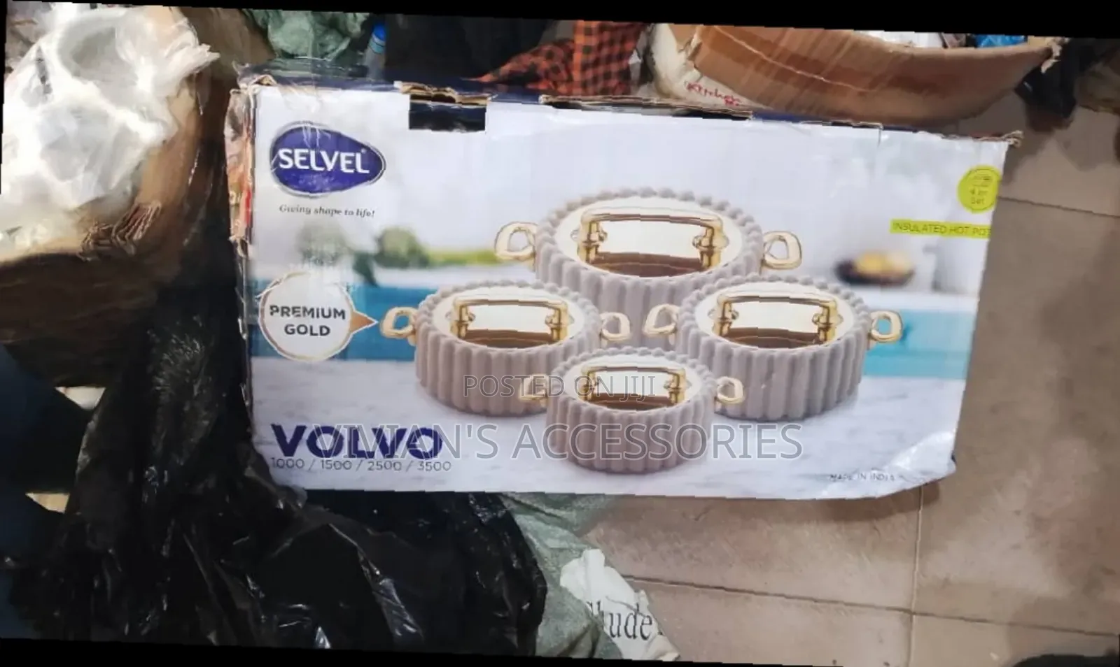 Gold Cover Food Warmer Set