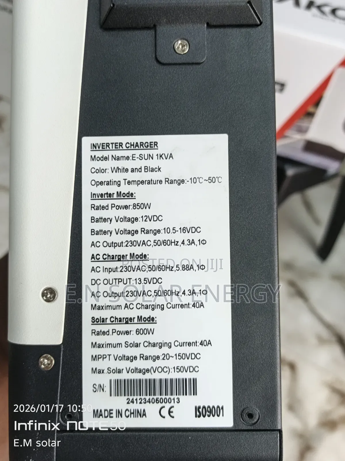 1kva/12v Haisic Product Inverter Available